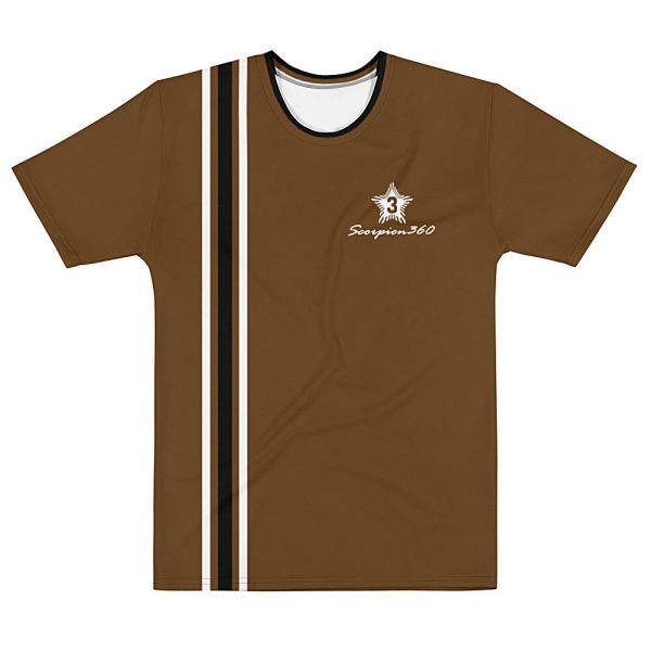 2XL – XS Men’s T-Shirt/ Brown– MTS-356