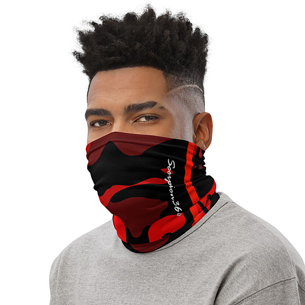 Red Camo Neck Gaiter–NG214 Scorpion 360