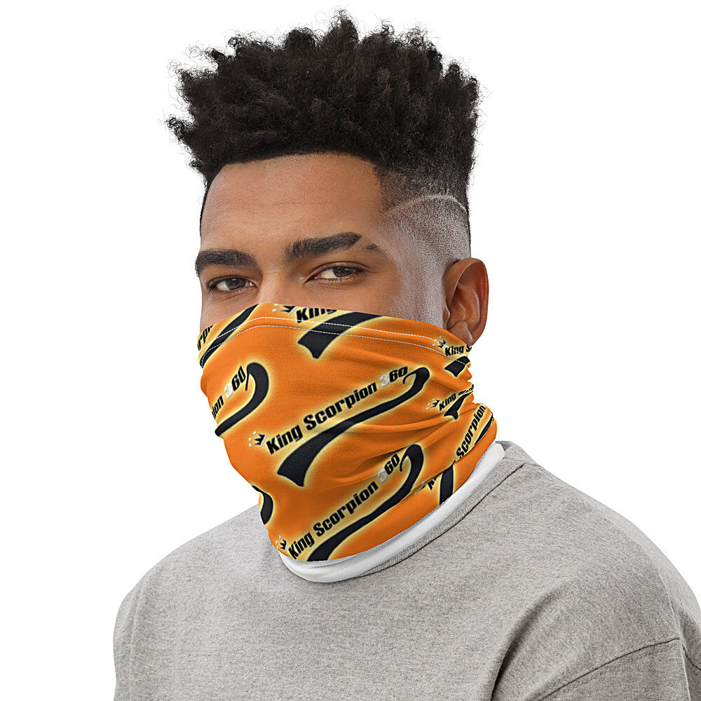 Florida Orange Unisex Neck Gaiter&ndash;NG227 Scorpion 360