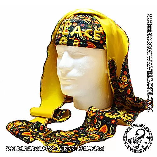 King Scorpion 360 Fat-Lace Du-Rag Bundle Set - Citrus Summer