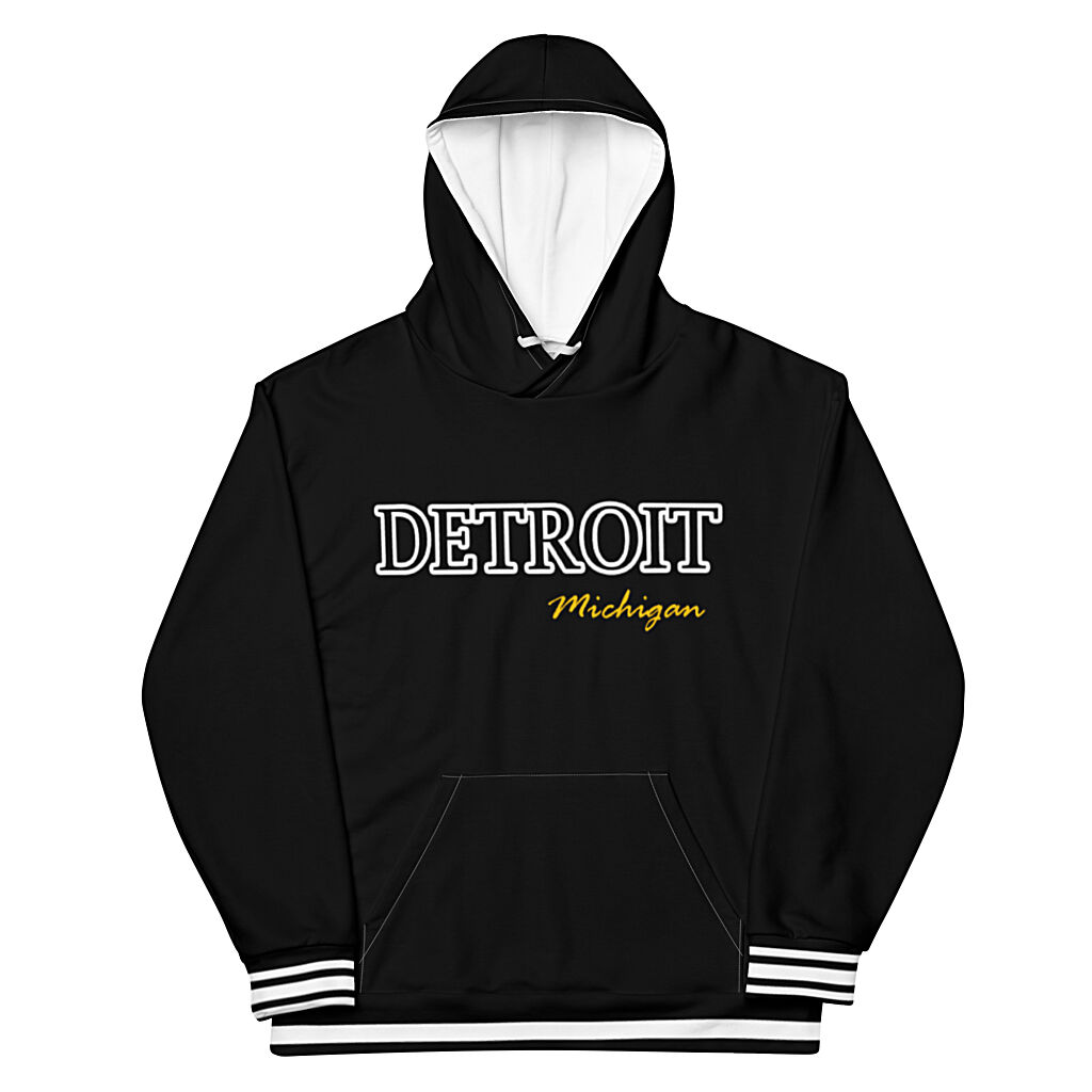 Black Detroit Michigan Unisex Hoodie BDH-32112