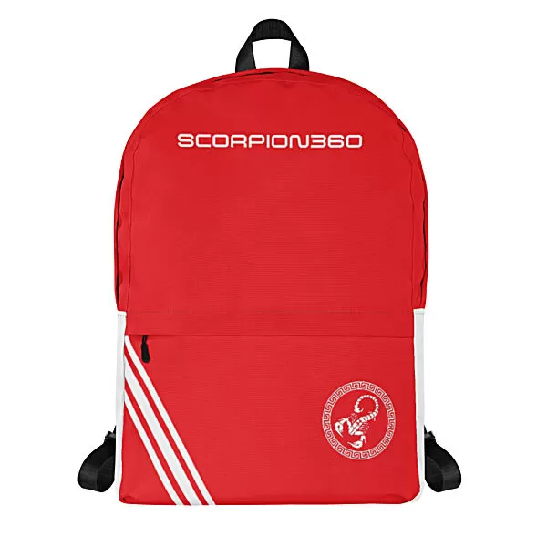 Scorpion 360 Backpack/ SBP-25882 | Red & White