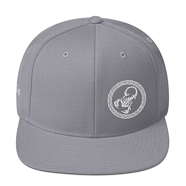 KS3 Embroidered Snapback Hat | Silver