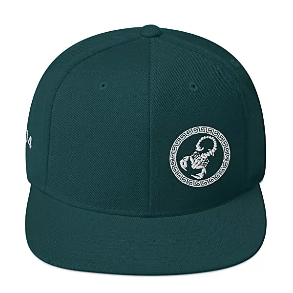 KS3 Embroidered Snapback Hat | Pruce Green