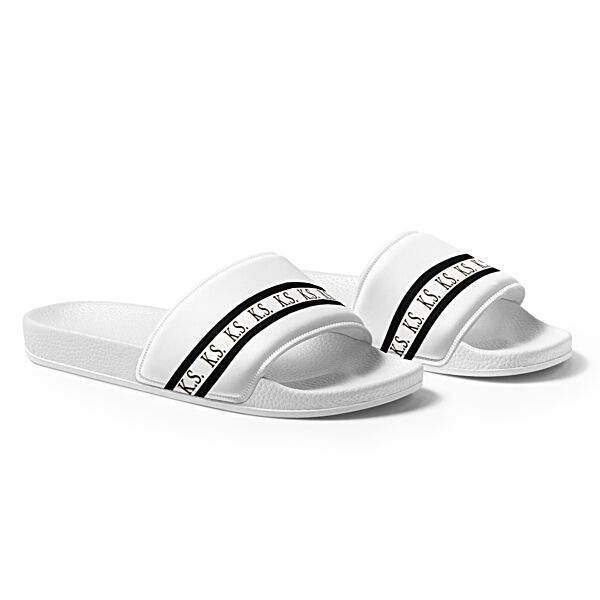 King Scorpion 360 Men’s Slides | White/ Black | KS3S-1010