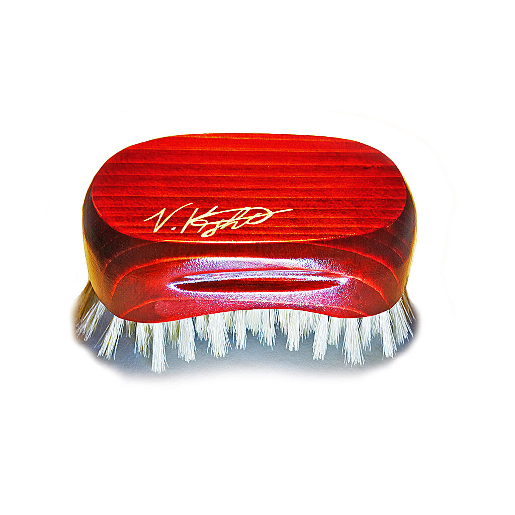 King Scorpion 360 Medium Hard Red Wood Oval Wave Brush by V. Knight