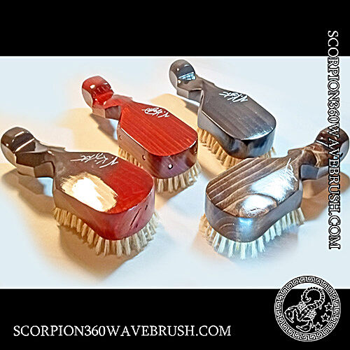 Deluxe Medium Hard Wide Mouth Custom Made Designer Wave Brush