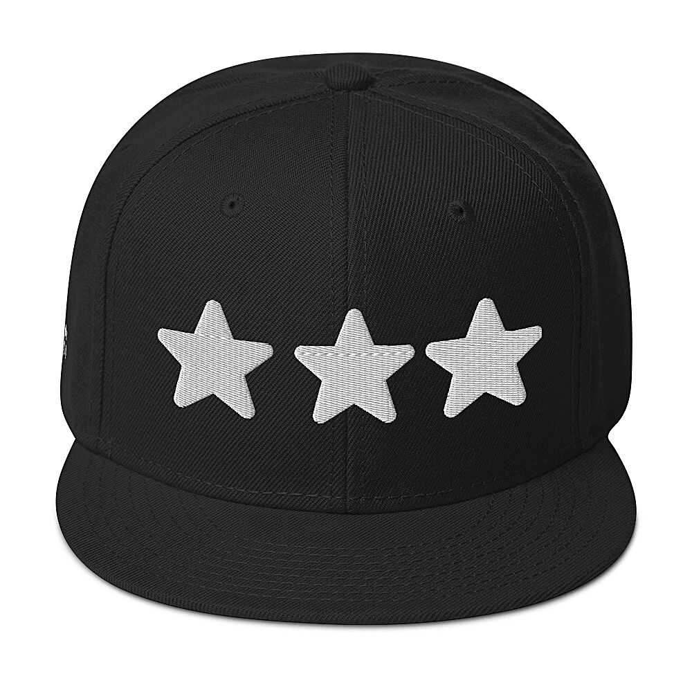 King Scorpion 360 Black Embroidered Snapback Hat
