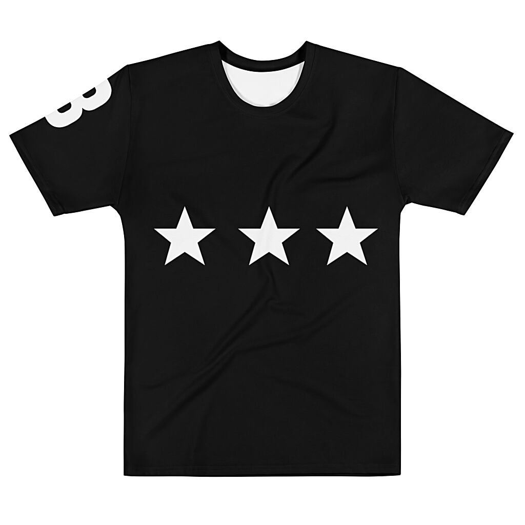 King Scorpion 360 Black & White Crew Neck Men's T-Shirt