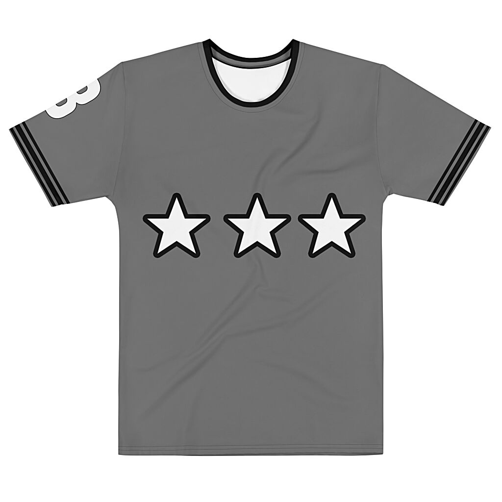 King Scorpion 360 Grey & Black Men's Crew Neck T-Shirt