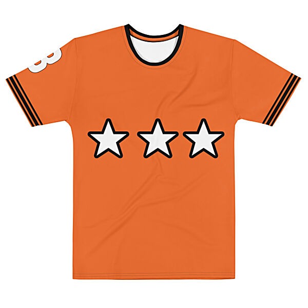 King Scorpion 360 Orange & Black Men's Crew Neck T-Shirt