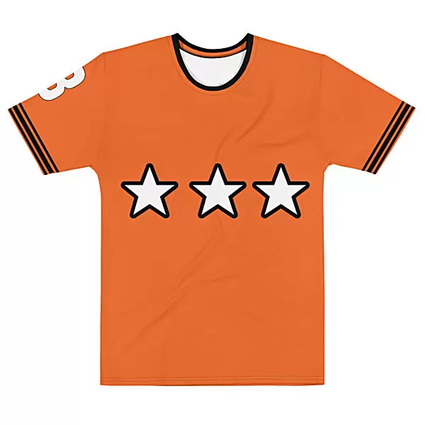King Scorpion 360 Orange & Black Men's Crew Neck T-Shirt