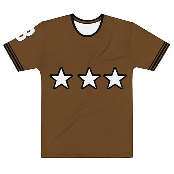 King Scorpion 360 Brown & Black Men's Crew Neck T-Shirt