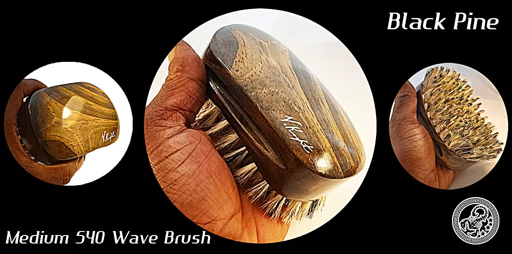 King Scorpion 540 | Medium Wave Brush | Black Pine
