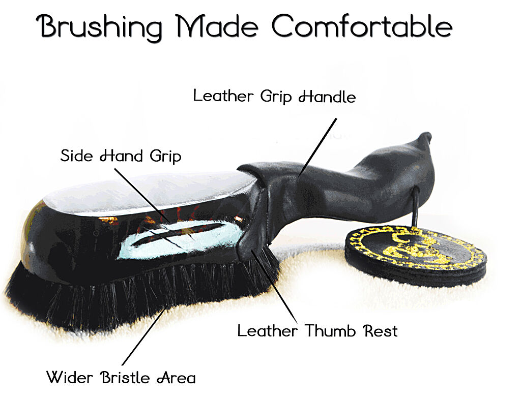 King Scorpion 360 Leather Grip Wave Brush
