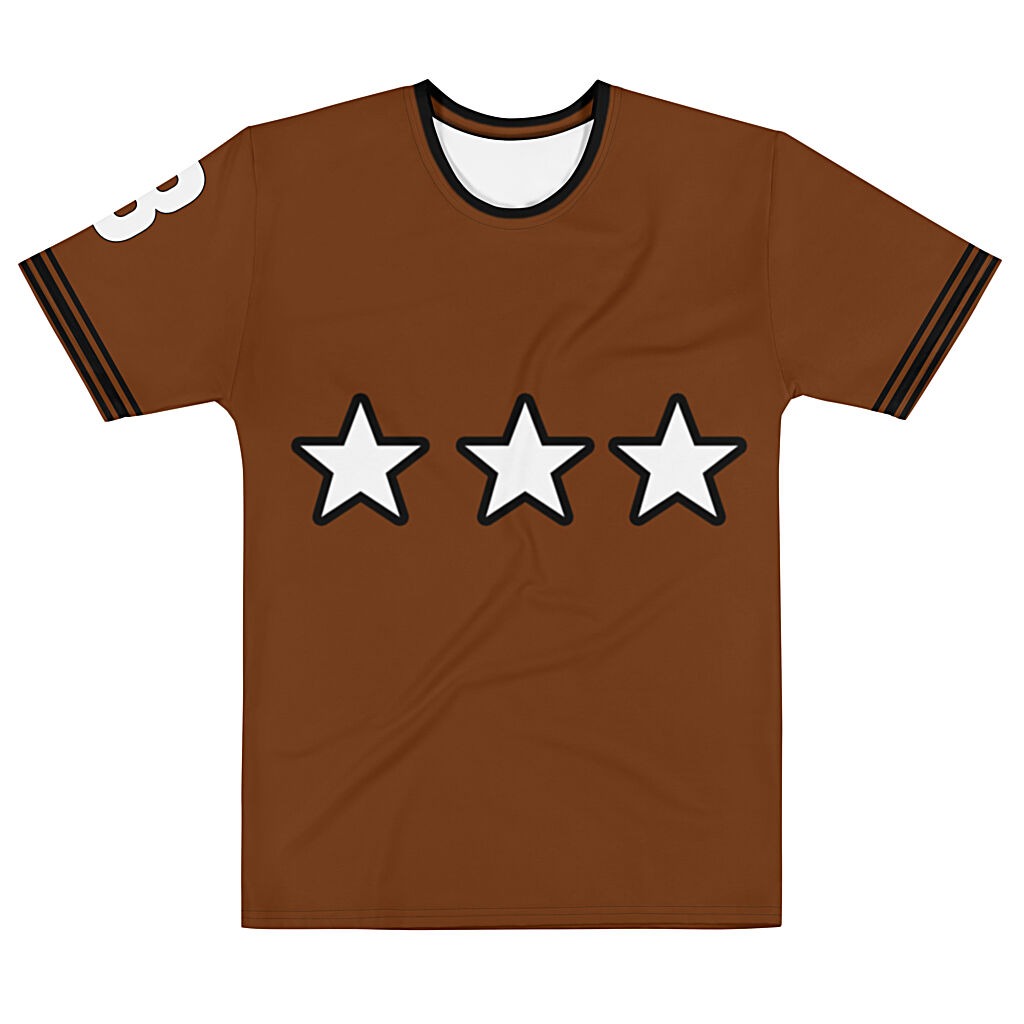King Scorpion 360 Chocolate Brown/White/Black Men's Crew Neck T-Shirt XS-2XL