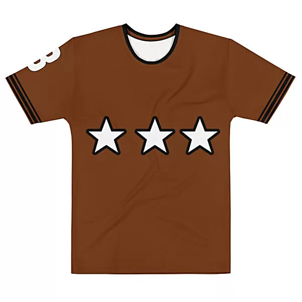 King Scorpion 360 Chocolate Brown/White/Black Men's Crew Neck T-Shirt XS-2XL