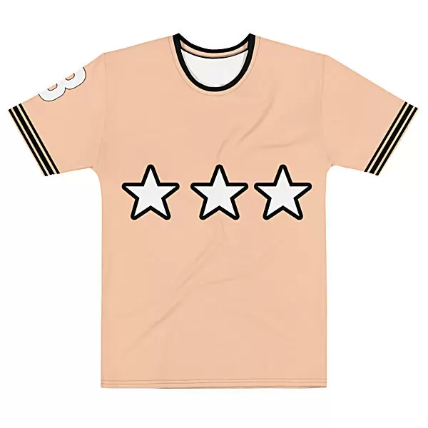 King Scorpion 360 Peach/White/Black Men's Crew Neck T-Shirt XS-2XL