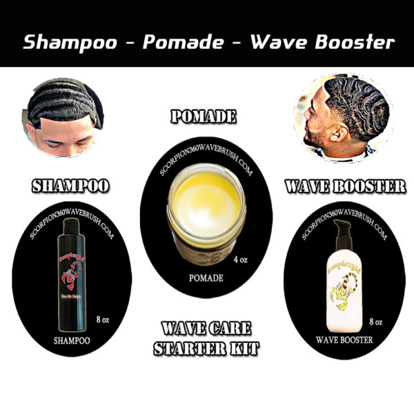 360 Waves Kit | Pomade-Shampoo-Conditioner | Special Offer