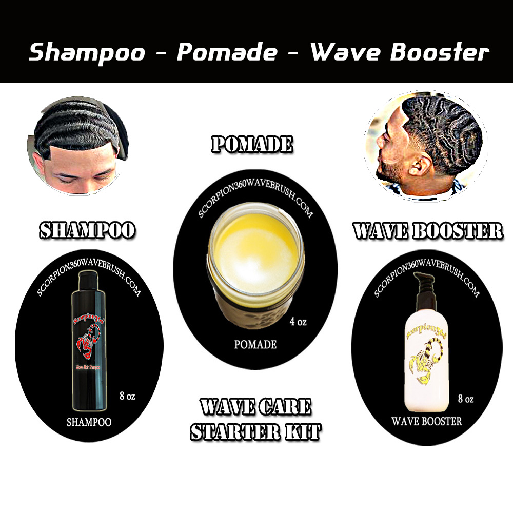 360 Waves Kit | Pomade-Shampoo-Conditioner | Special Offer