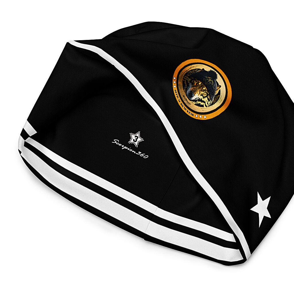 King Scorpion 360 Wolfman Beanie | Black/White S-L