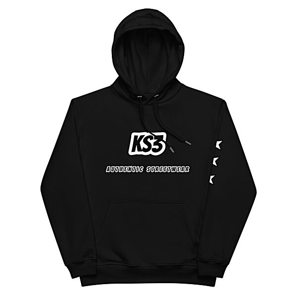 KS3 Unisex Premium Eco Hoodie | XS-5XL Black
