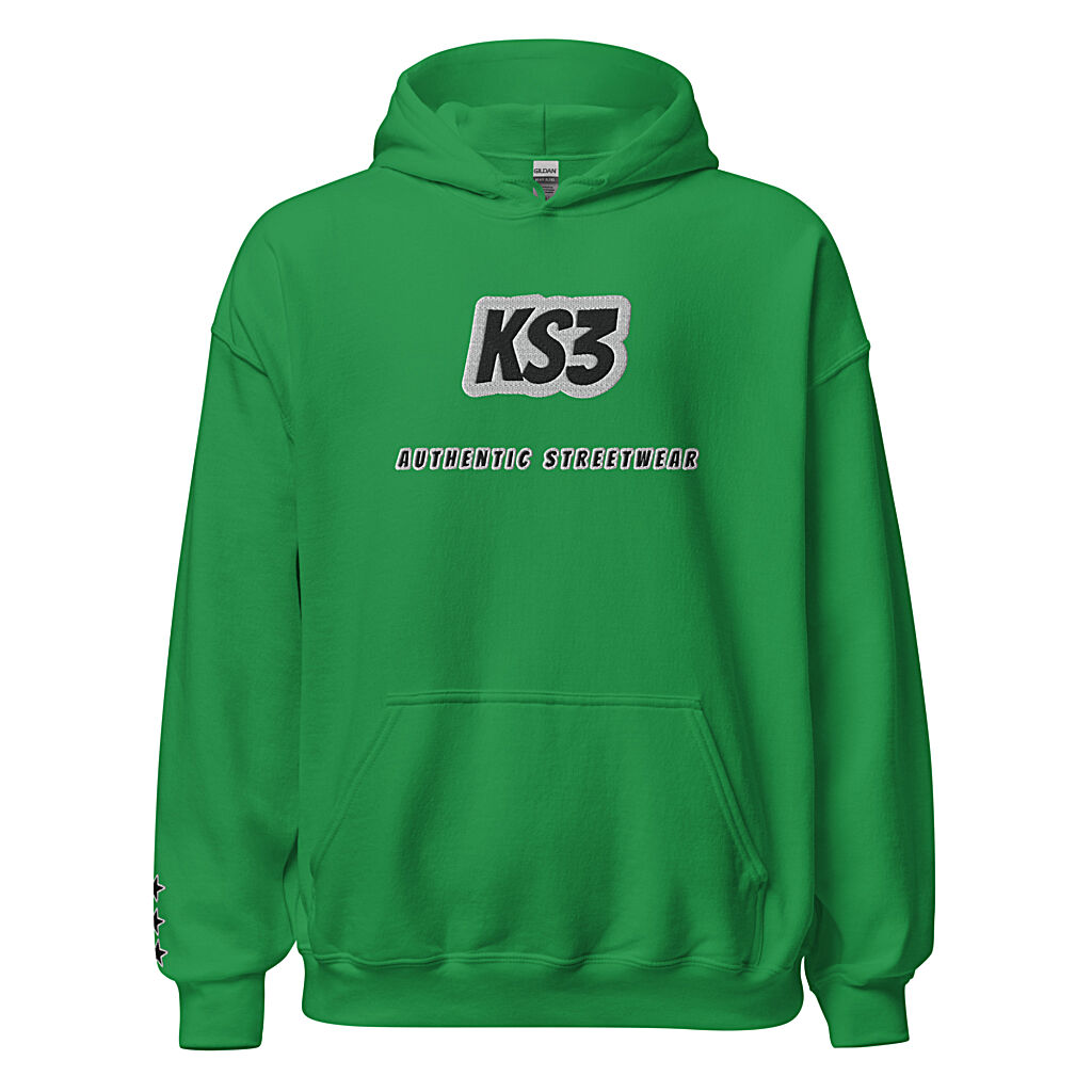 KS3 | Heavy Blend Embroidered Hoodie | S-3XL Irish Green