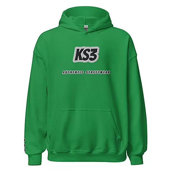 KS3 | Heavy Blend Embroidered Hoodie | S-3XL Irish Green