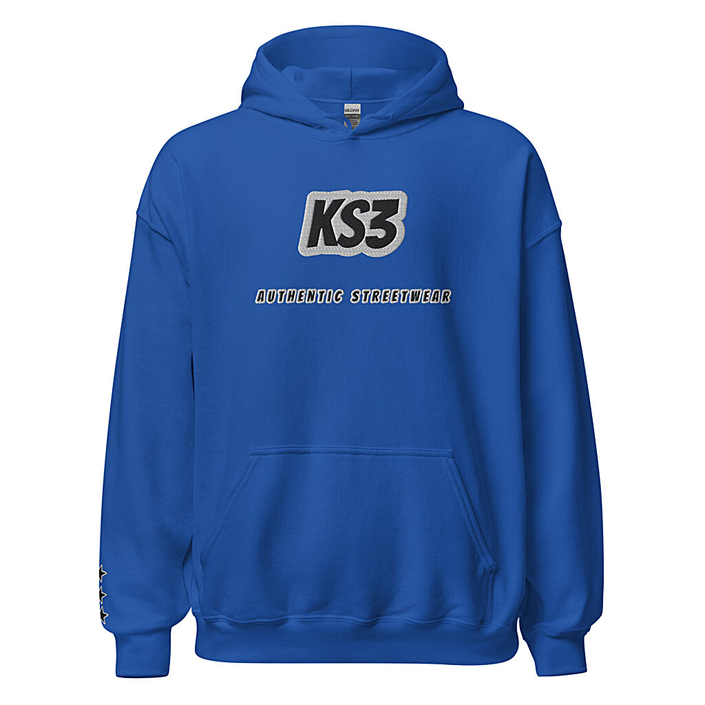 KS3 | Heavy Blend Embroidered Hoodie | S-3XL Royal Blue