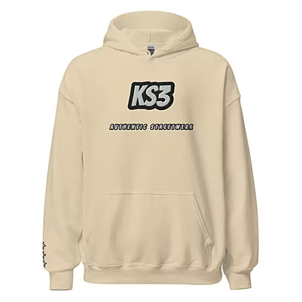 KS3 | Heavy Blend Embroidered Hoodie | S-3XL Sand