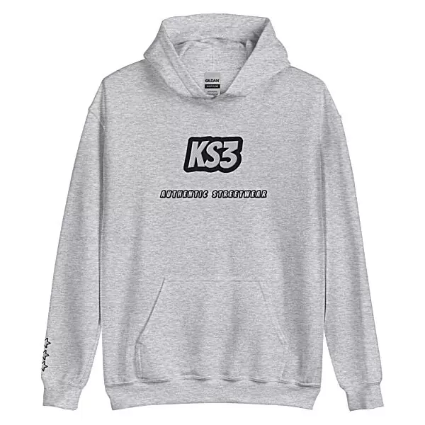 KS3 | Heavy Blend Embroidered Hoodie | S-5XL Sport Grey