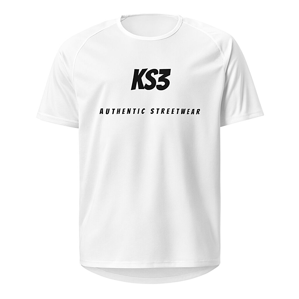 KS3 Unisex Sports Jersey | S-2 XL White