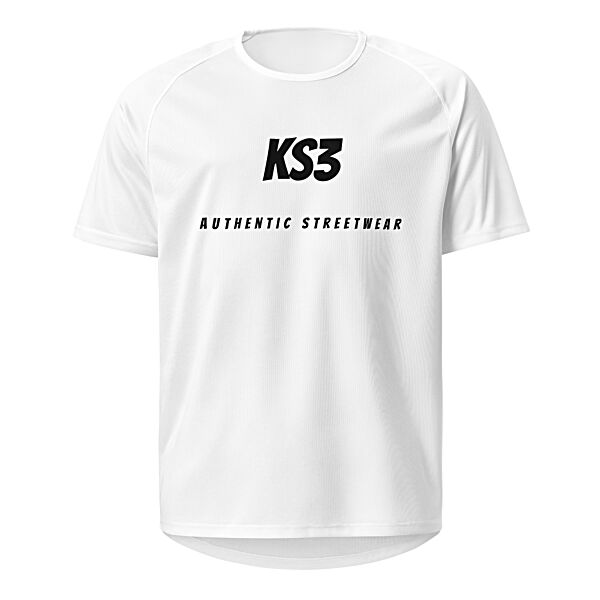KS3 Unisex Sports Jersey | S-2 XL White