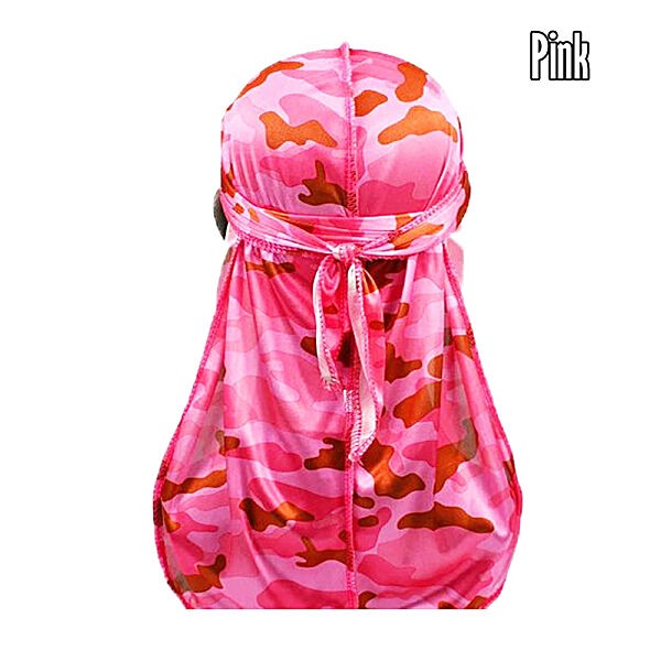 Silk Camo Fat-lace Du-rag | Du-Rag | Do-rag | Headwear Bandanas Headwear