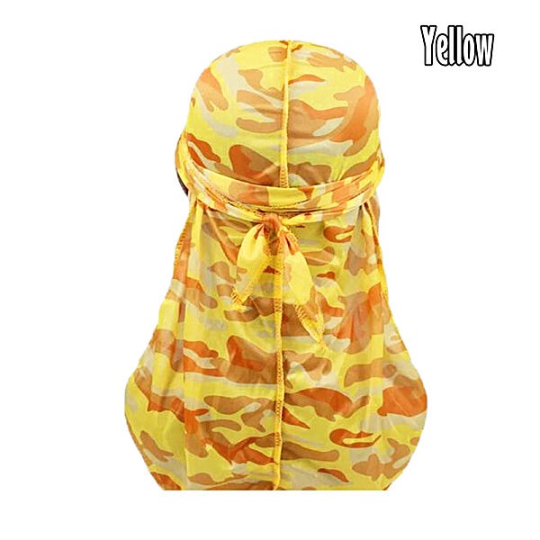 Silk Camo Fat-lace Du-rag | Du-Rag | Do-rag | Headwear Bandanas Headwear