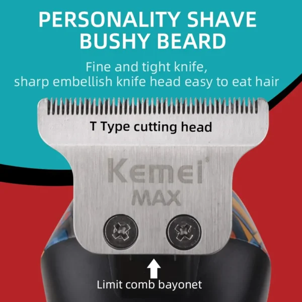 Kemei-5090 Digital Professional Barber Hair Clipper with Display