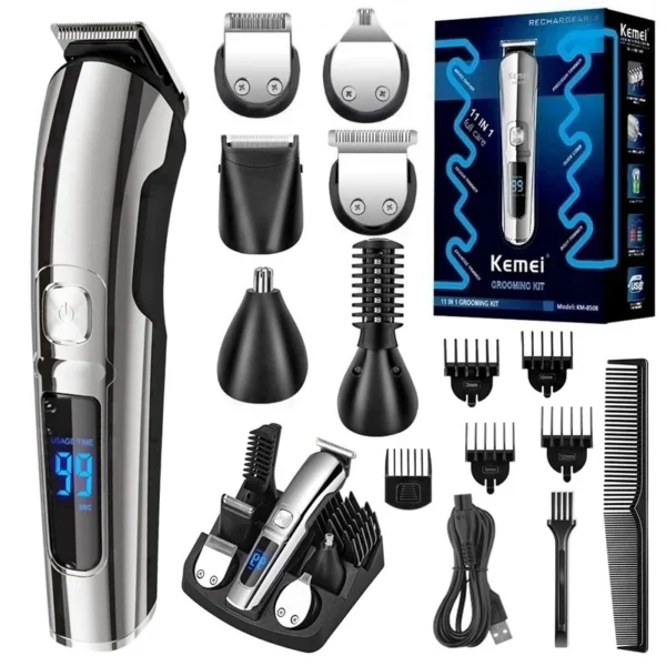 KEMEI-KM 8508 All-n-One Hair Clipper & Trimmer Grooming Kit