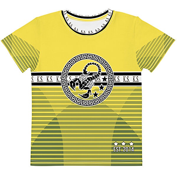 King Scorpion 360 Kids Crew Neck T-Shirt | Abstract 107