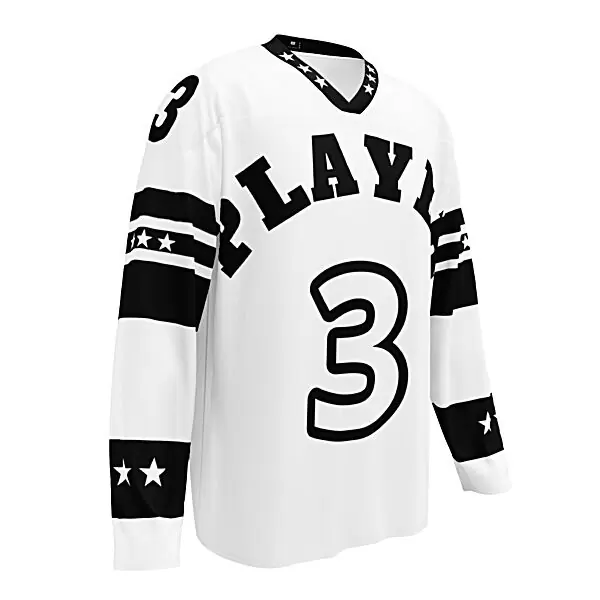 KS3 Unisex Hockey Fan Jersey | White/Black 2XS-6XL