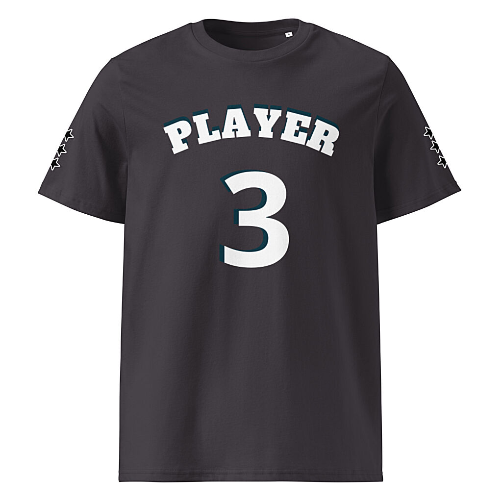 King Scorpion 360 Player 3 Organic Cotton T-shirt | S-2XL | Dark Grey