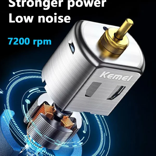 KEMEI-2296 Professional Adjustable Hair Clipper with Charging Base