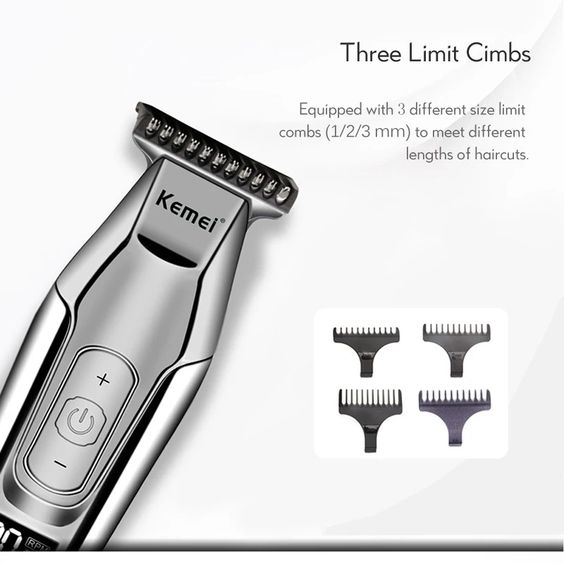 KEMEI 5027 Zero Gapped Cordless T-Outliner | Hair Clipper/Trimmer