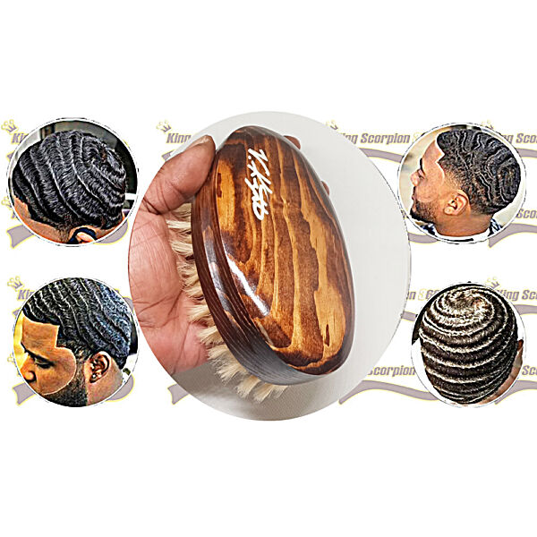 King Scorpion 360 | True Medium 360 Wave Brush | KS3-000-CS