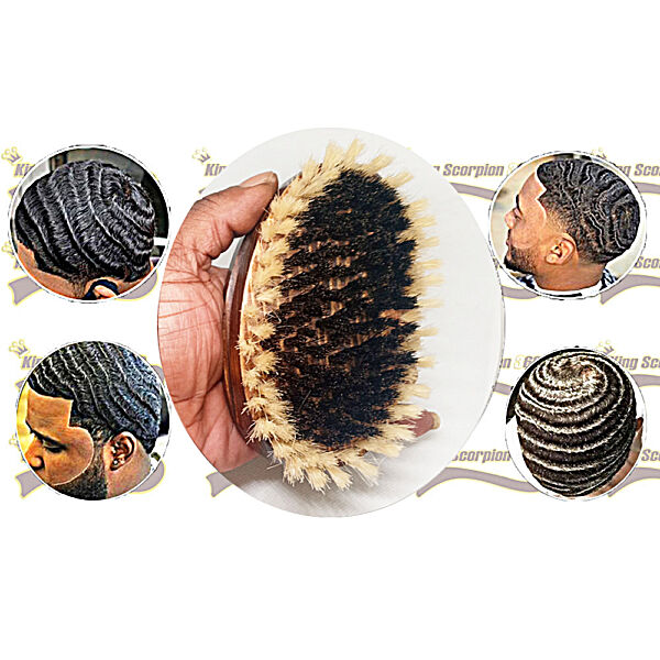 King Scorpion 360 | True Medium 360 Wave Brush | KS3-000-CS