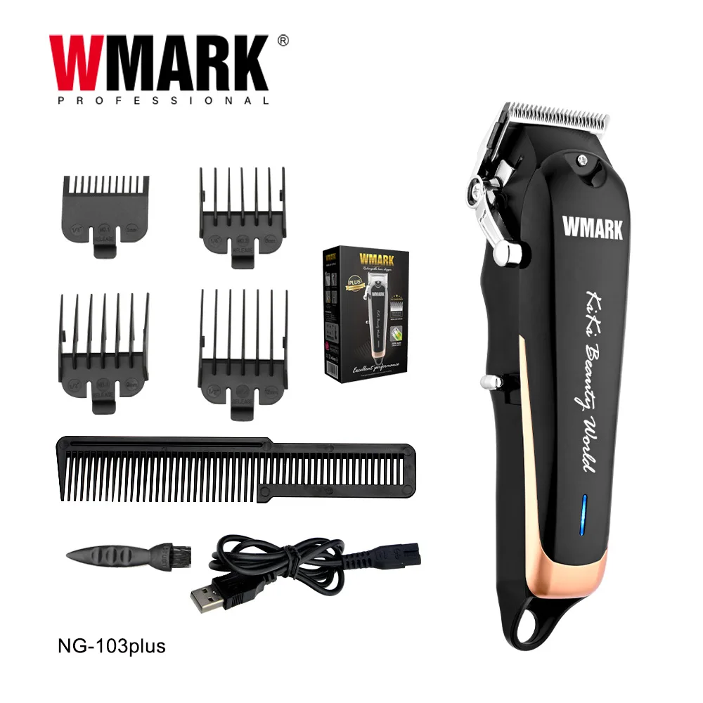 WMARK NG-103 PLUS | Professional Adjustable Hair Clippers Set with Charging