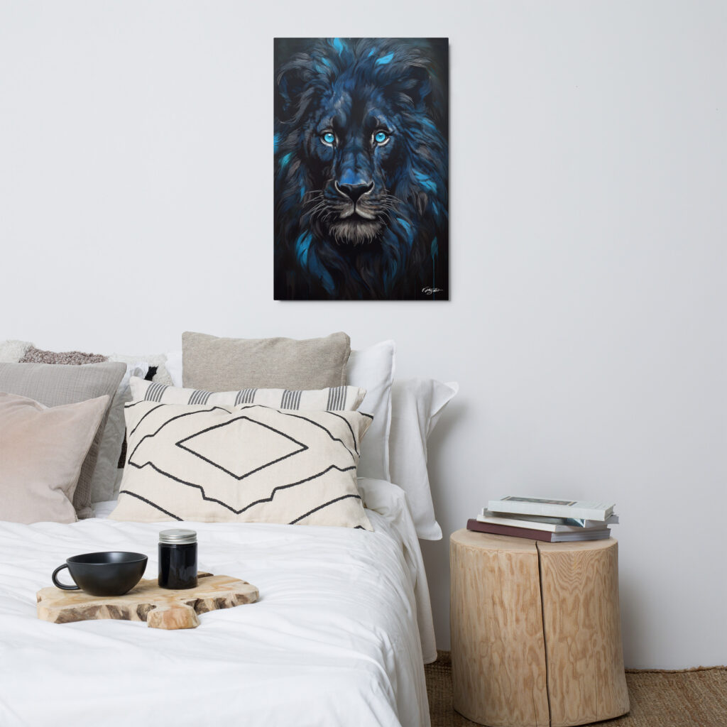 Metal Print Wall Art V. Knight | #CA6 - 750 | Lion Collection