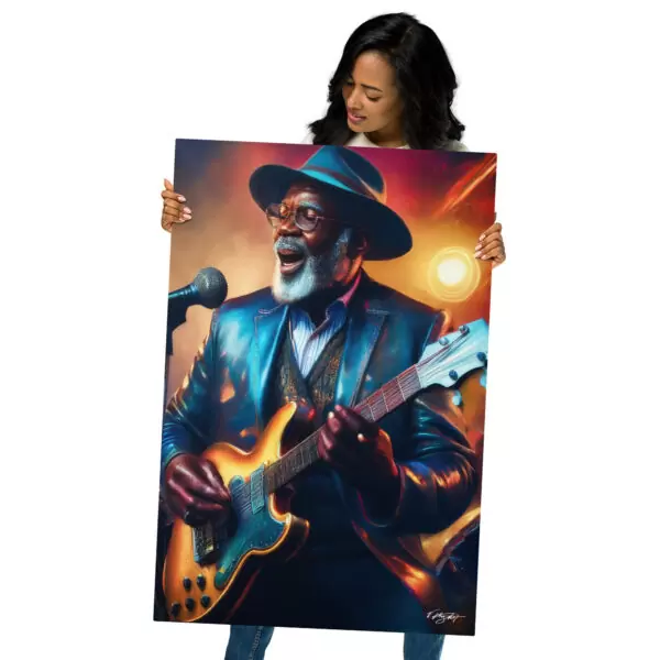 Metal Print Wall Art by V. Knight | #CA6 - 759 | Blues Collection