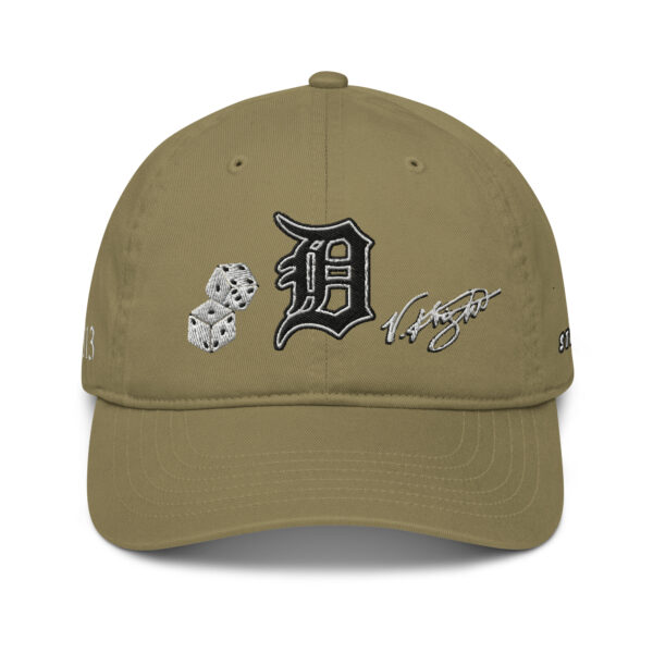 KS3 | Detroit "D" Organic Dad Hat | Jungle Brown/ Black/ White