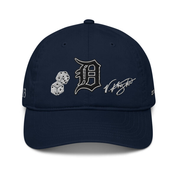 KS3 | Detroit "D" Organic Dad Hat | Pacific Blue/ Black/ White