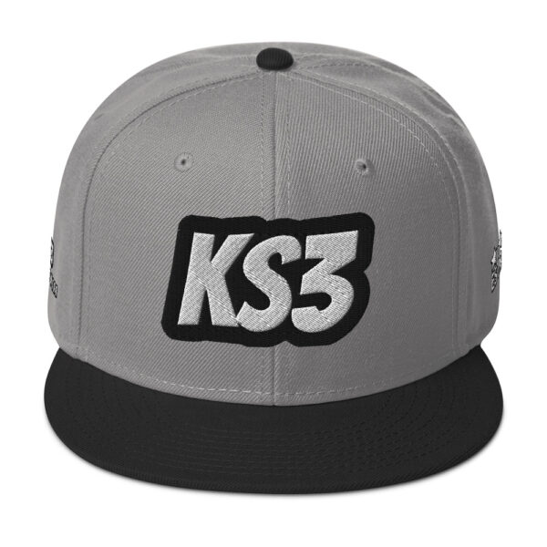 KS3 | Snapback Cap | Grey/ Black